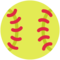 Softball emoji on Twitter